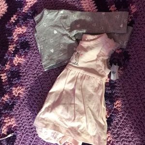 Adorable baby unicorn dress with crop button up